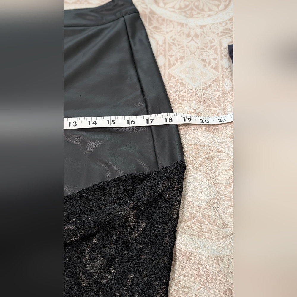 Akira Black Lace Women's Pants Junior Size 15 - Picture 6 of 9